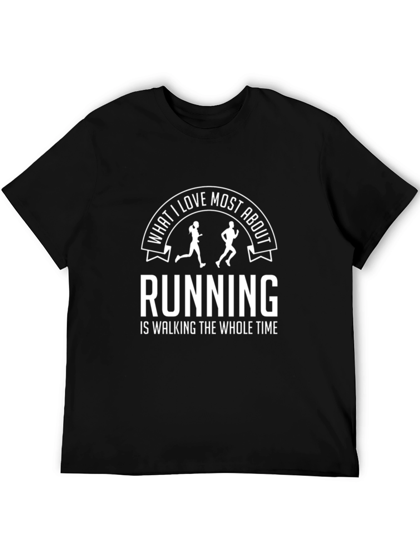 Running Is Walking T-Shirt - Funny Sarcastic Tee