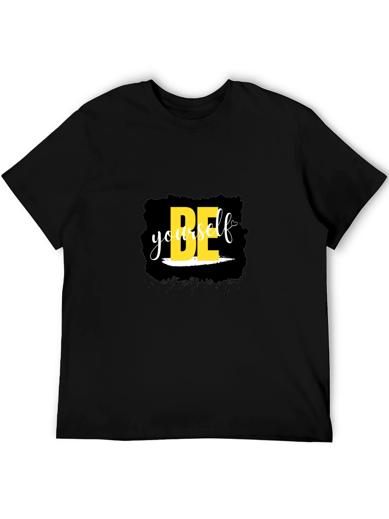 Be Yourself Black Tee