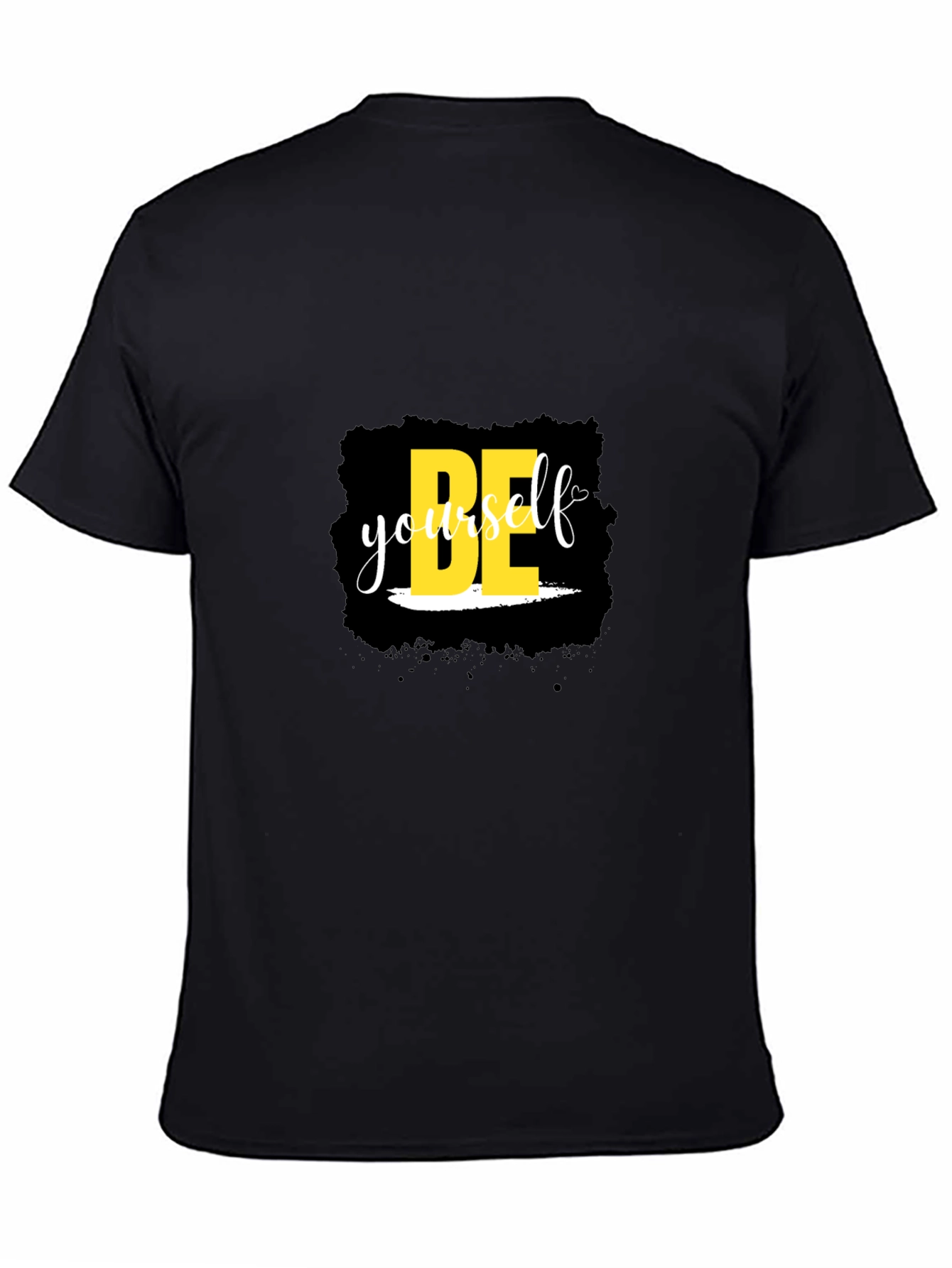 Be Yourself Black Tee