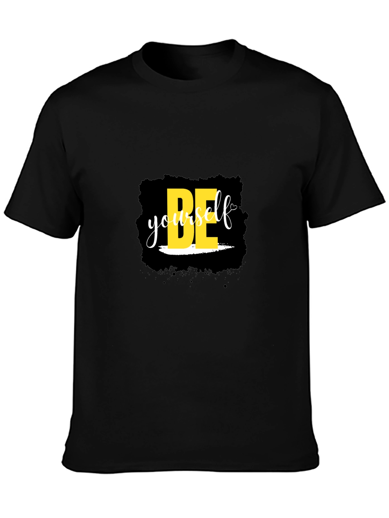 Be Yourself Black Tee