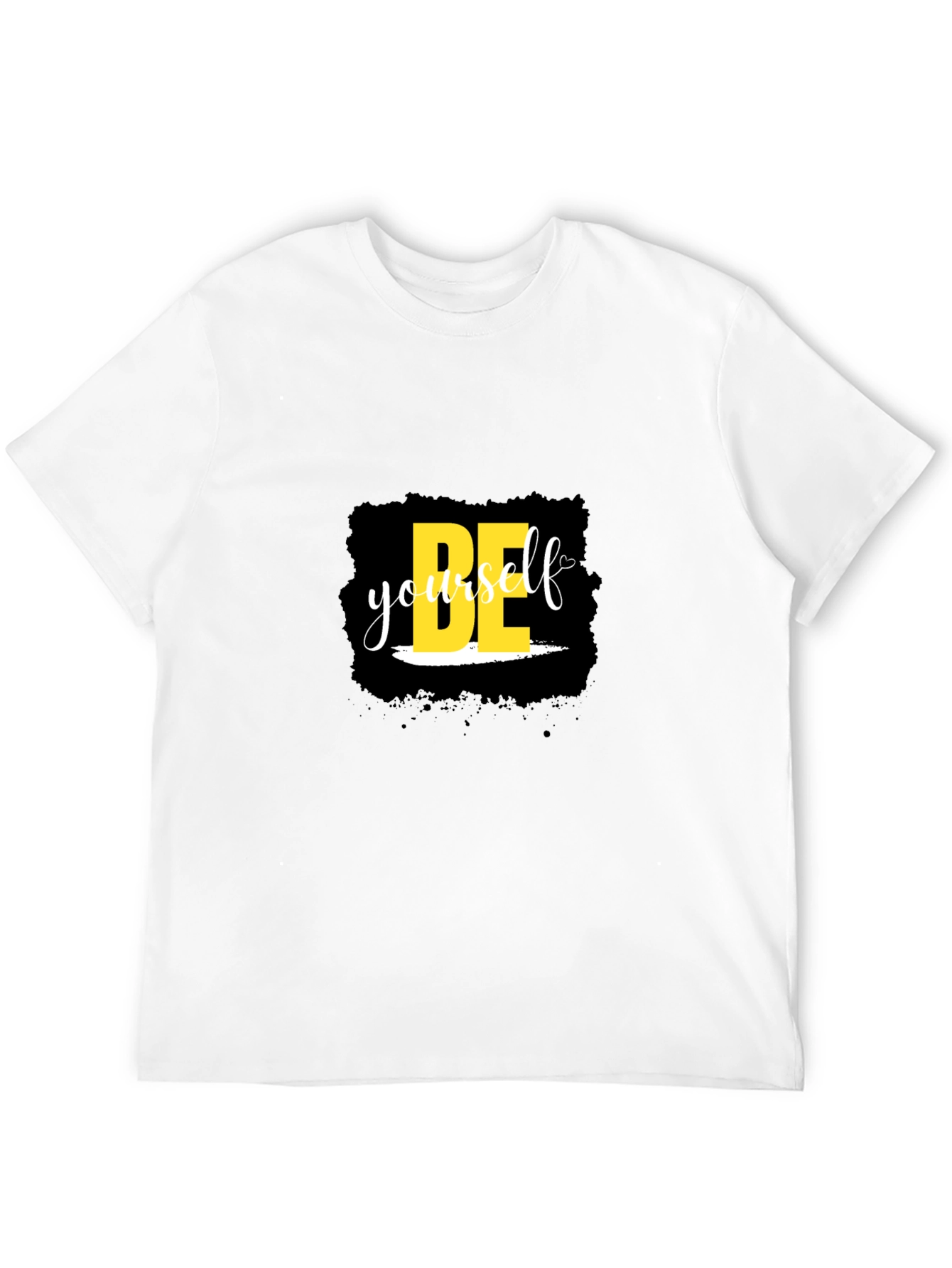 Be Yourself Black Tee