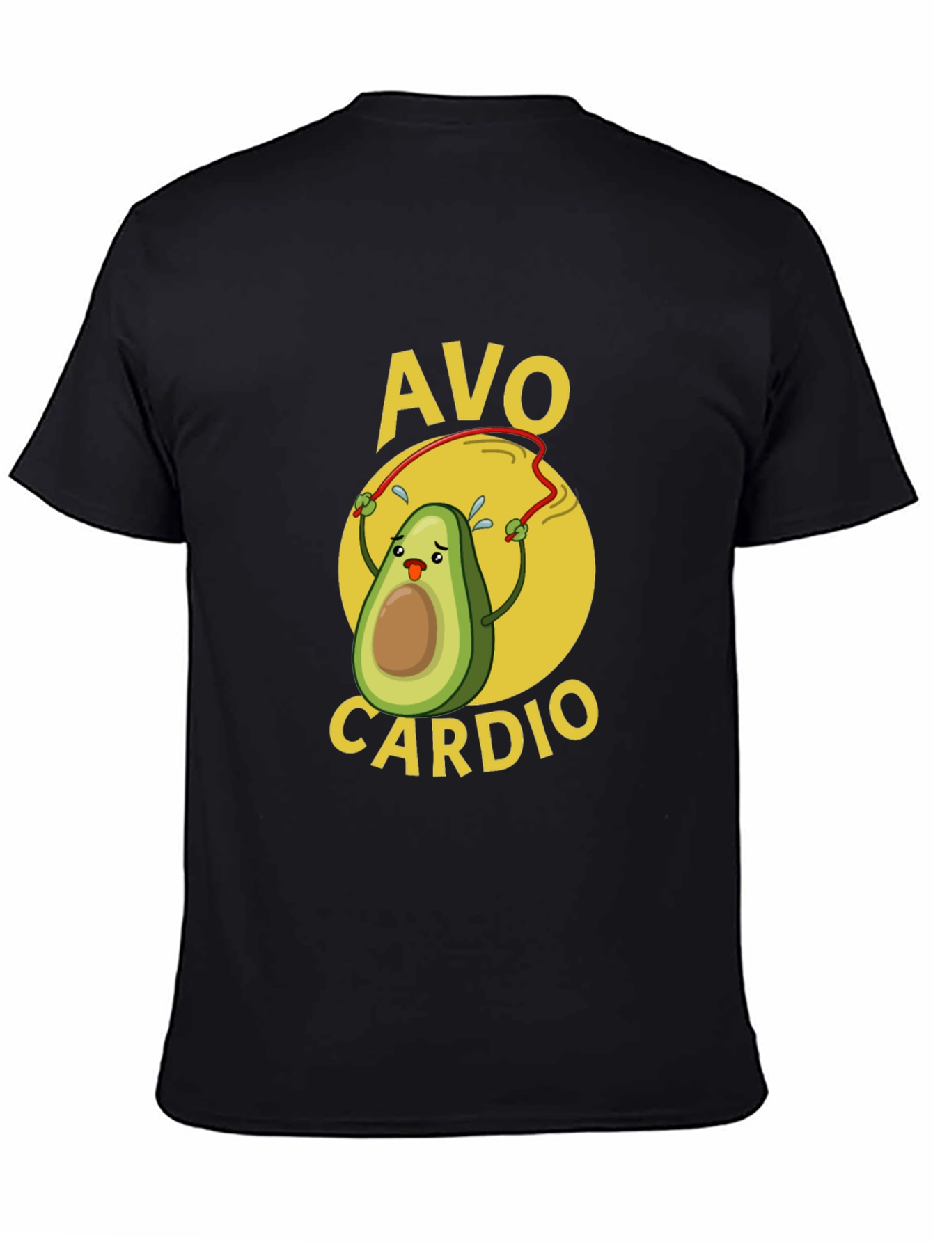 Avo Cardio T-Shirt - Avocado Workout Tee