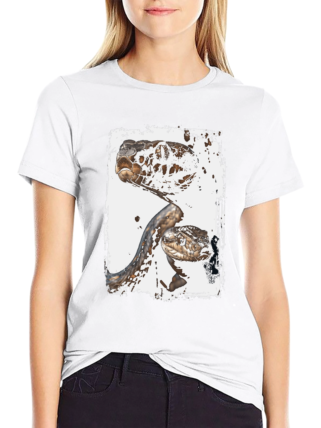 Snake T-Shirt: Reptile Art Graphic Tee