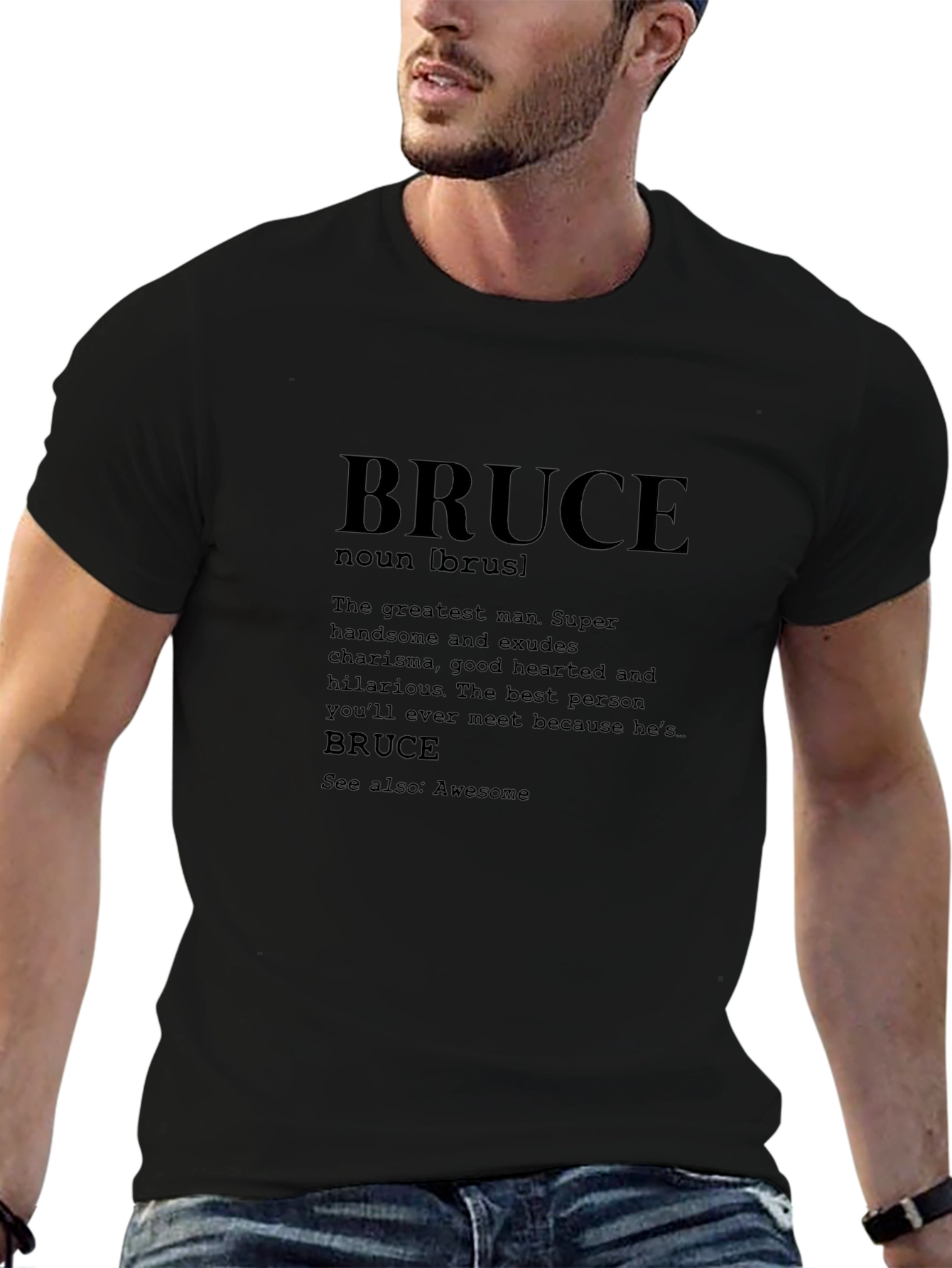 Bruce Definition T-Shirt - Funny Personalized Name Tee