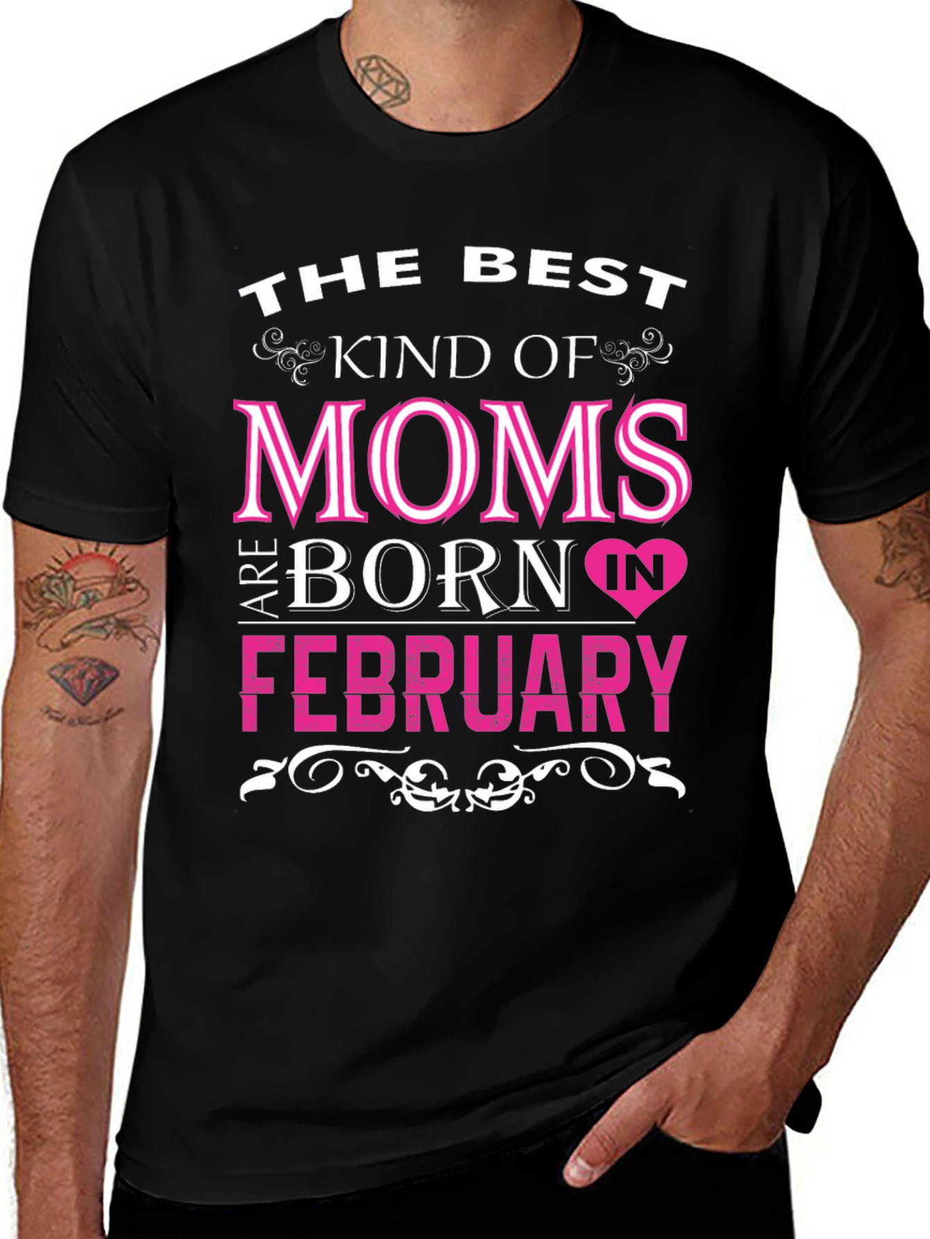 Best Moms Born in February T-Shirt
