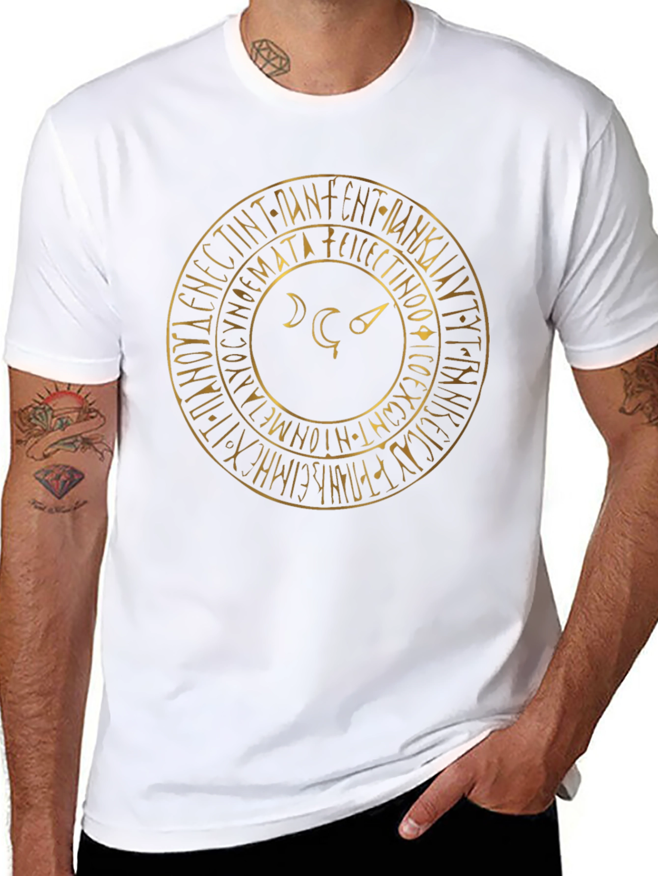 Mystic Circle Black T-Shirt