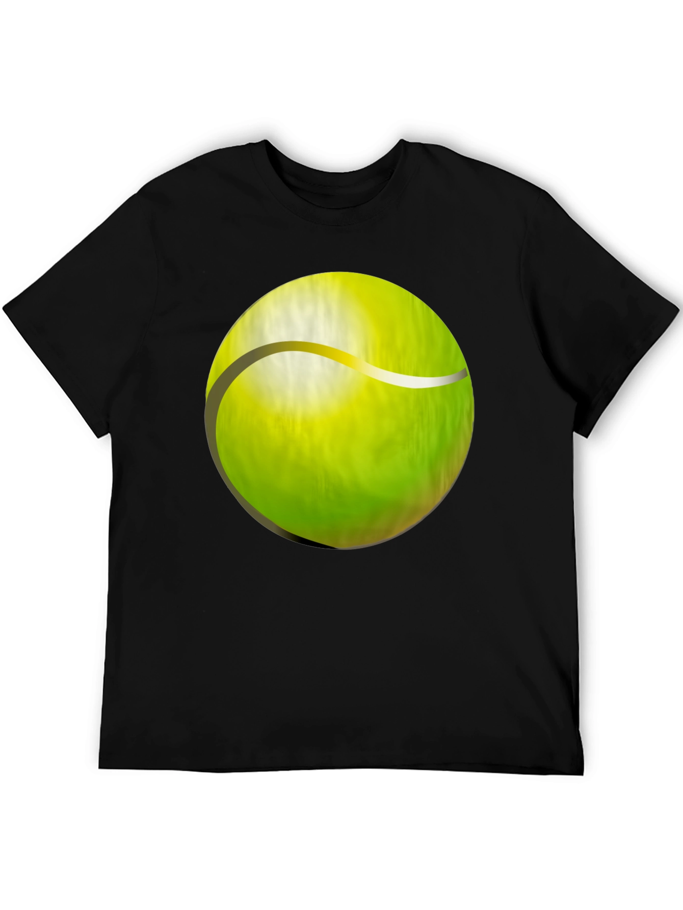 Tennis Ball Graphic T-Shirt - Casual Wear
