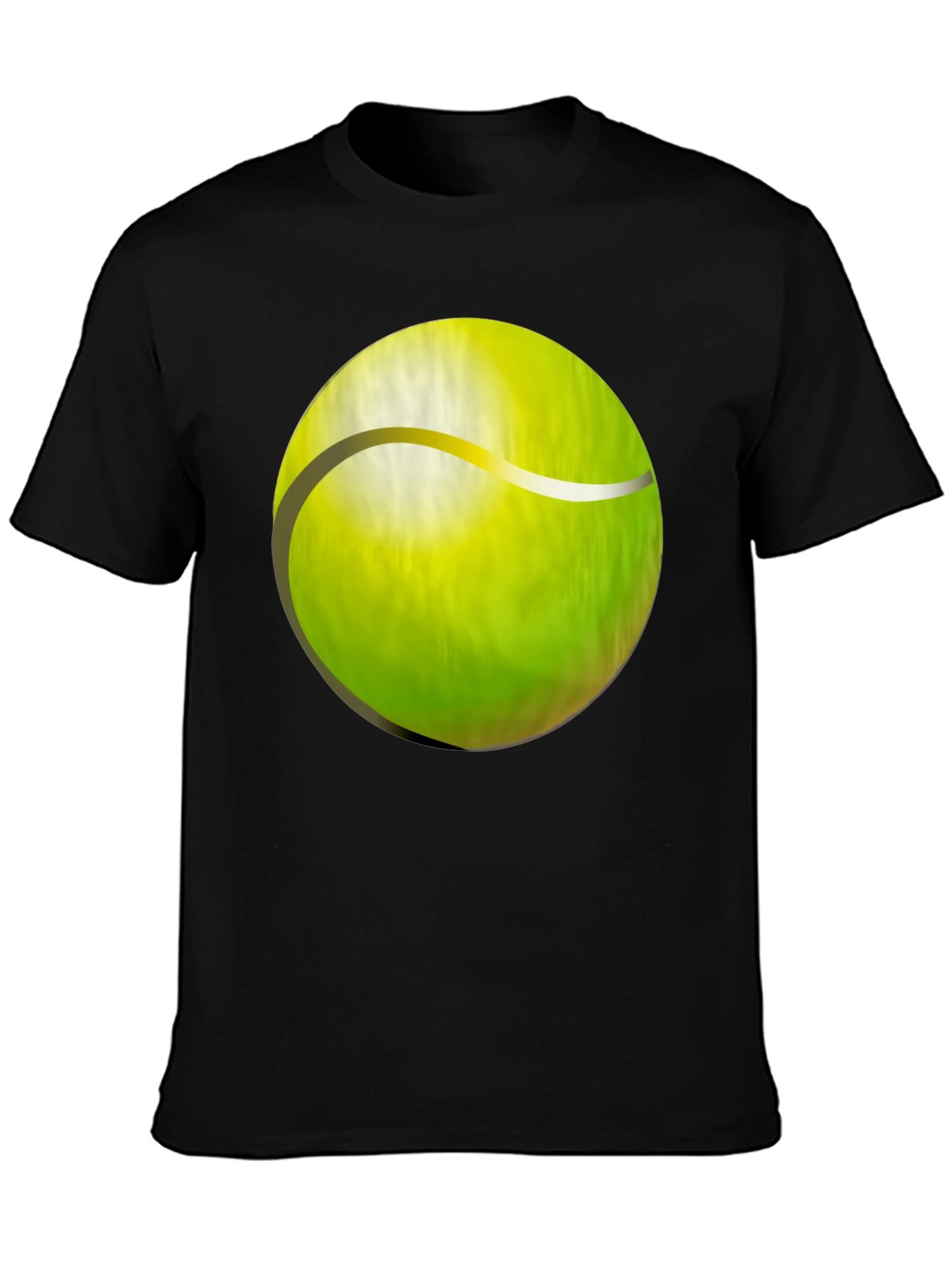 Tennis Ball Graphic T-Shirt - Casual Wear