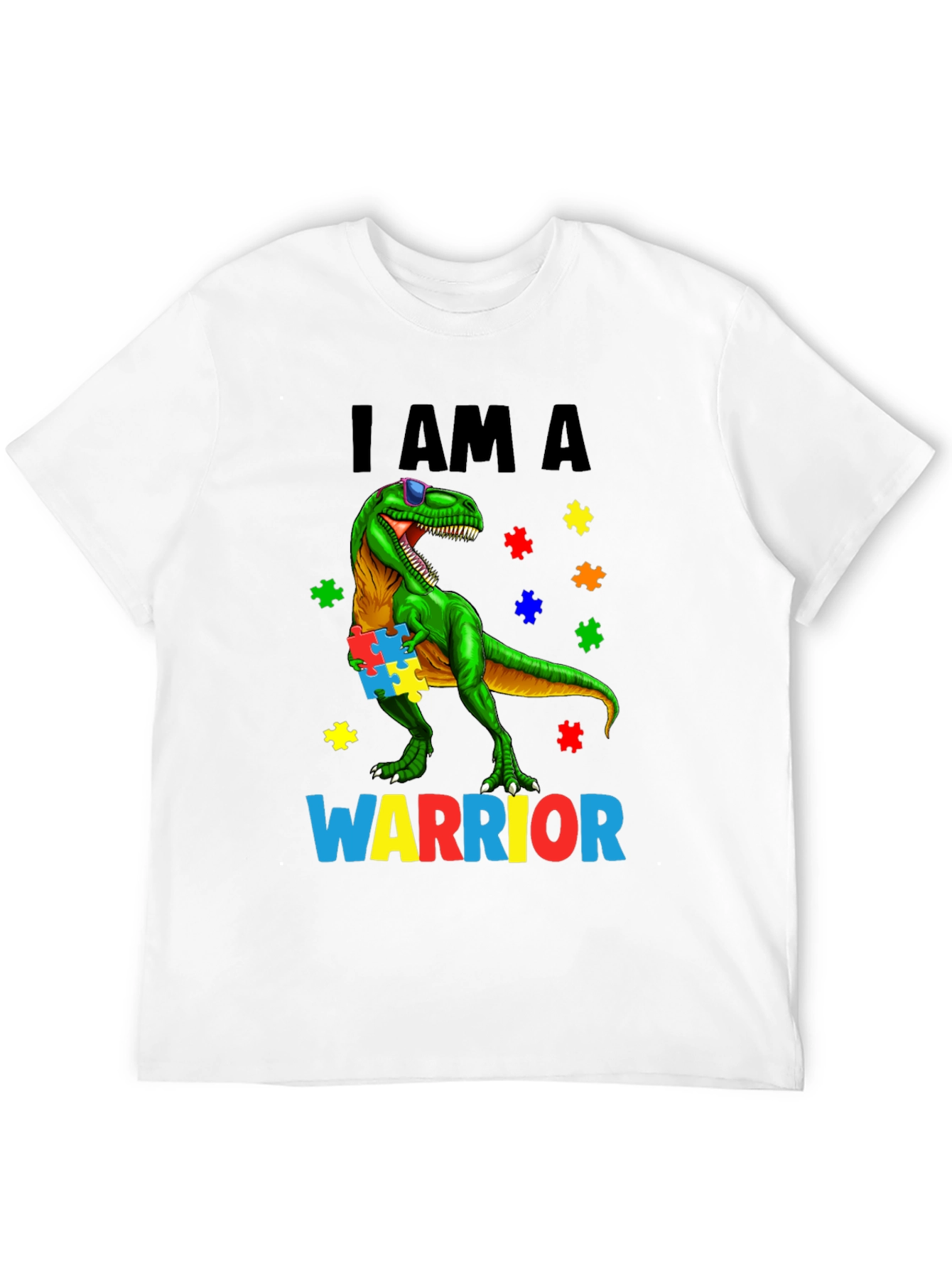 Autism Awareness Dinosaur T-Shirt