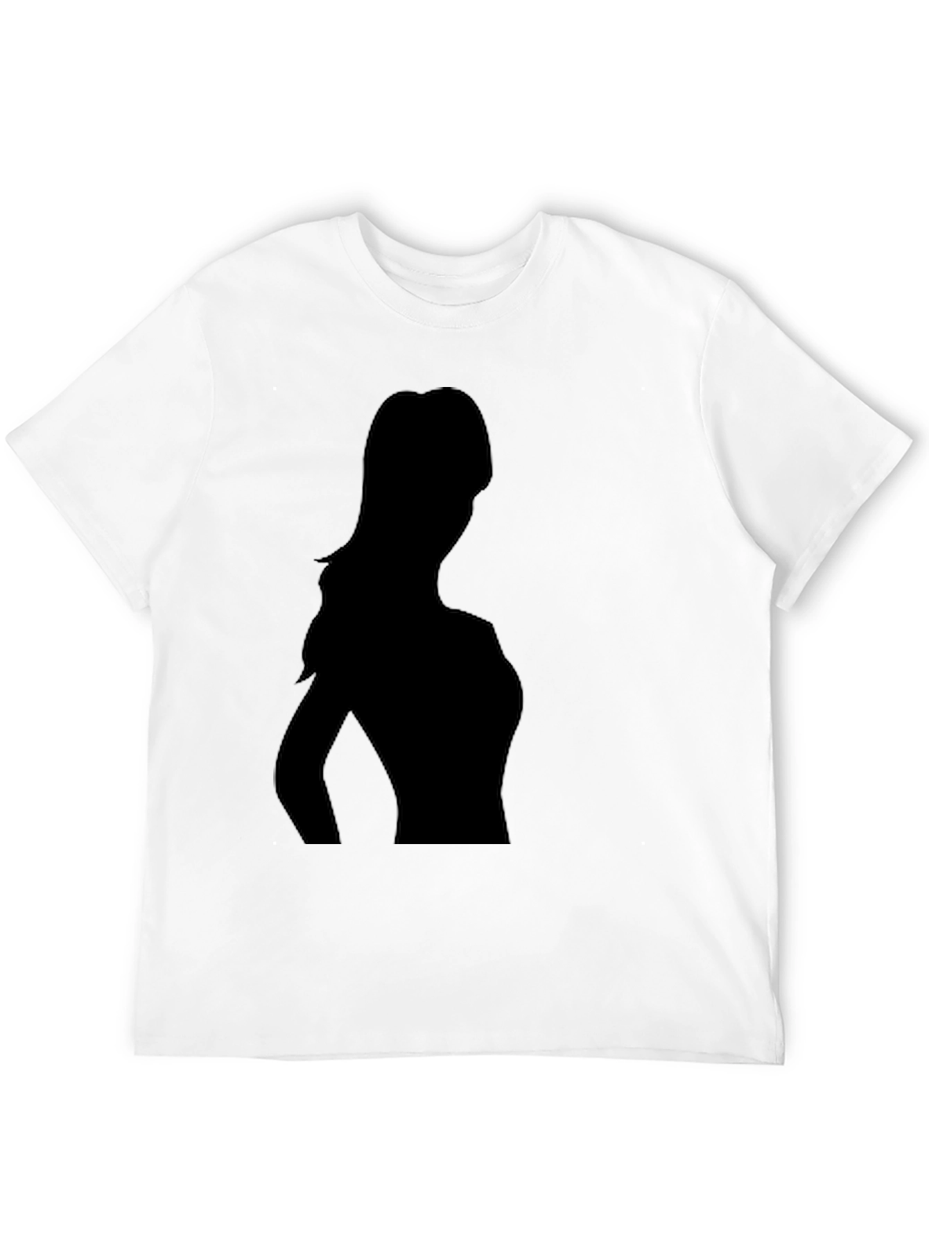 Silhouette Graphic Tee - Stylish Black T-Shirt