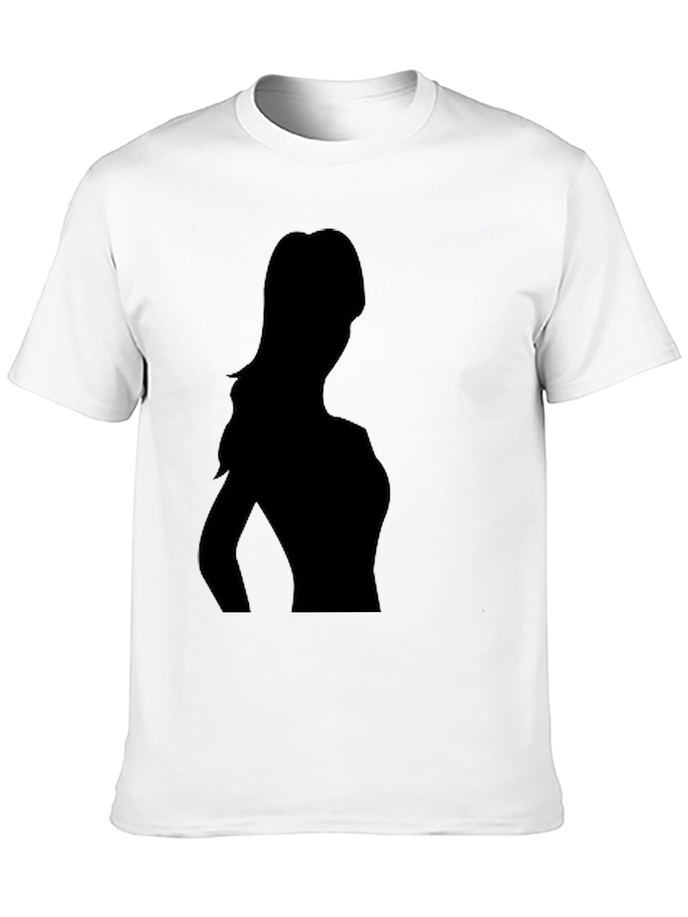 Silhouette Graphic Tee - Stylish Black T-Shirt