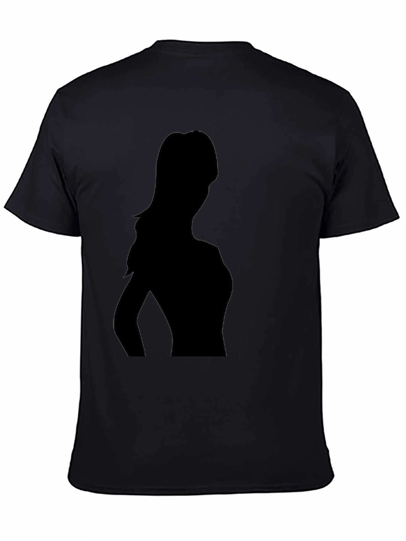 Silhouette Graphic Tee - Stylish Black T-Shirt
