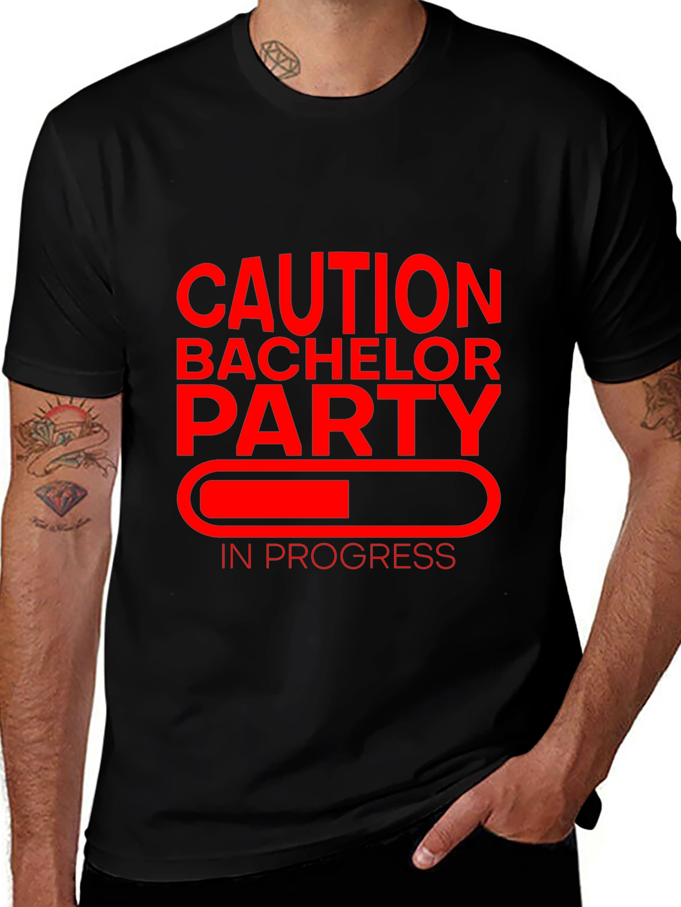 Caution Bachelor Party T-Shirt