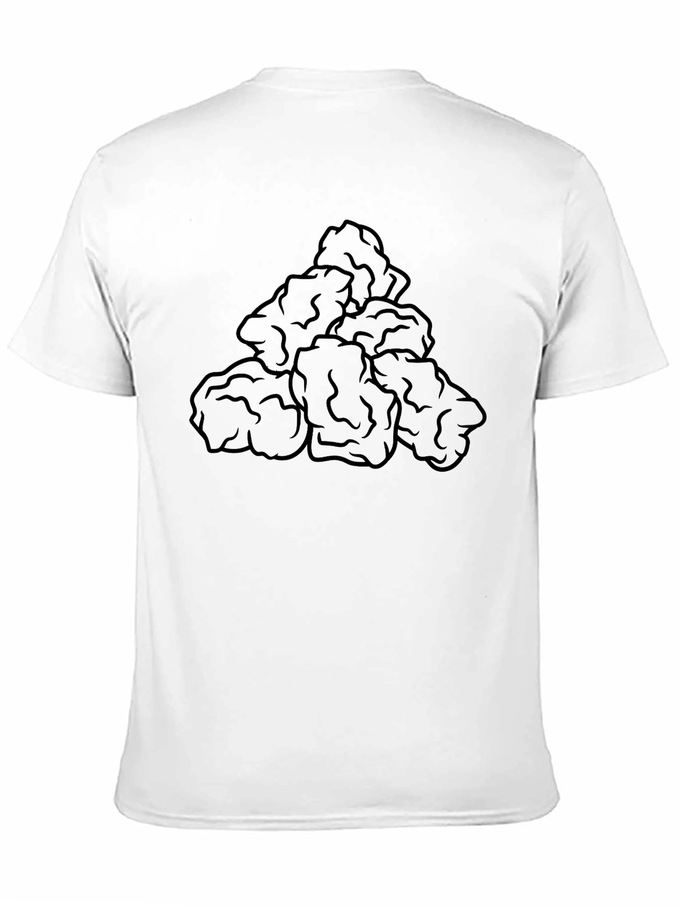 Chicken Nuggets T-Shirt - Black Cotton Tee