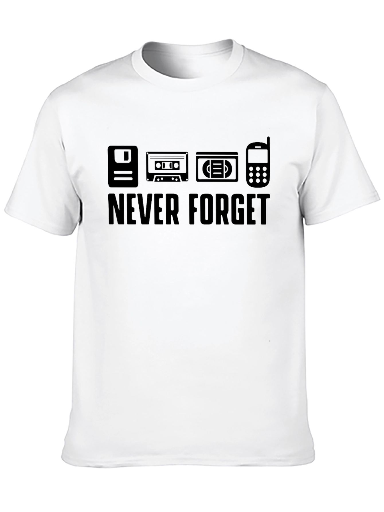 Retro Never Forget Graphic T-Shirt