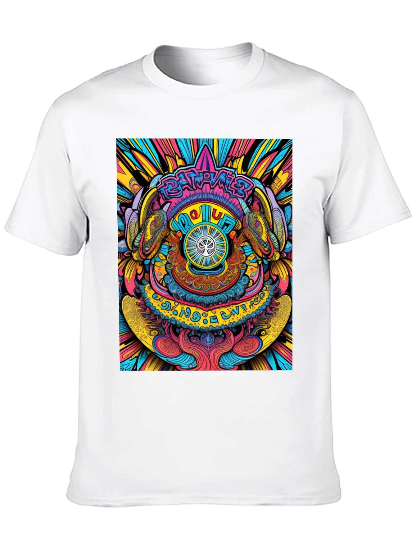 Psychedelic Vision T-Shirt - Vibrant Graphic Tee