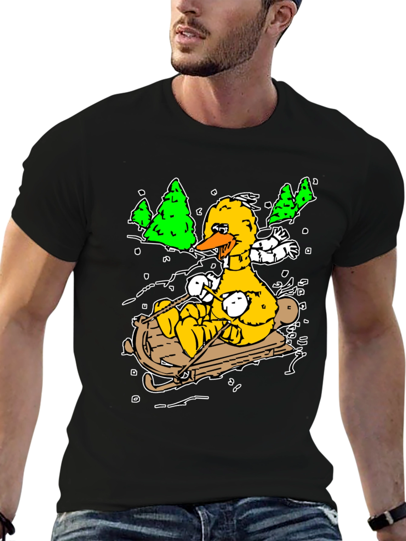 Big Bird Sledding T-Shirt