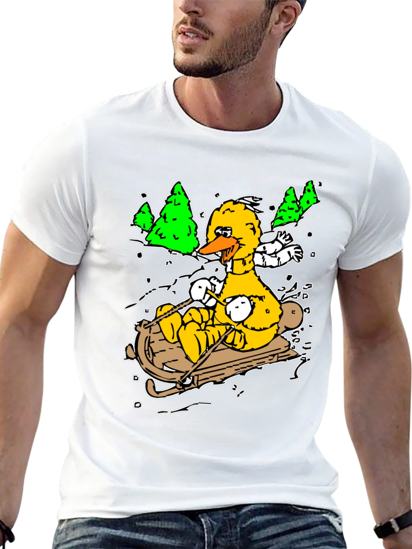Big Bird Sledding T-Shirt