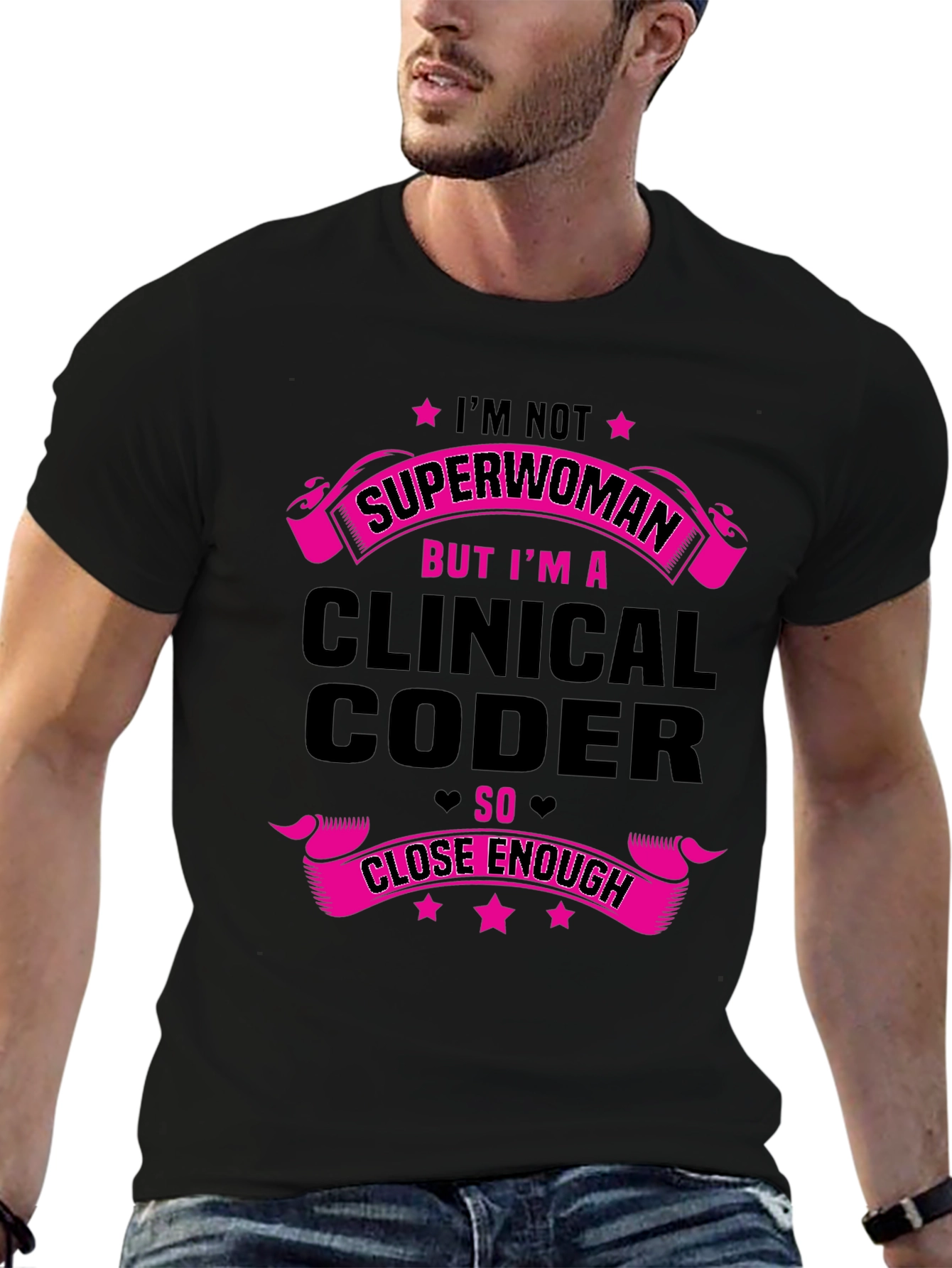 Clinical Coder Superwoman T-Shirt