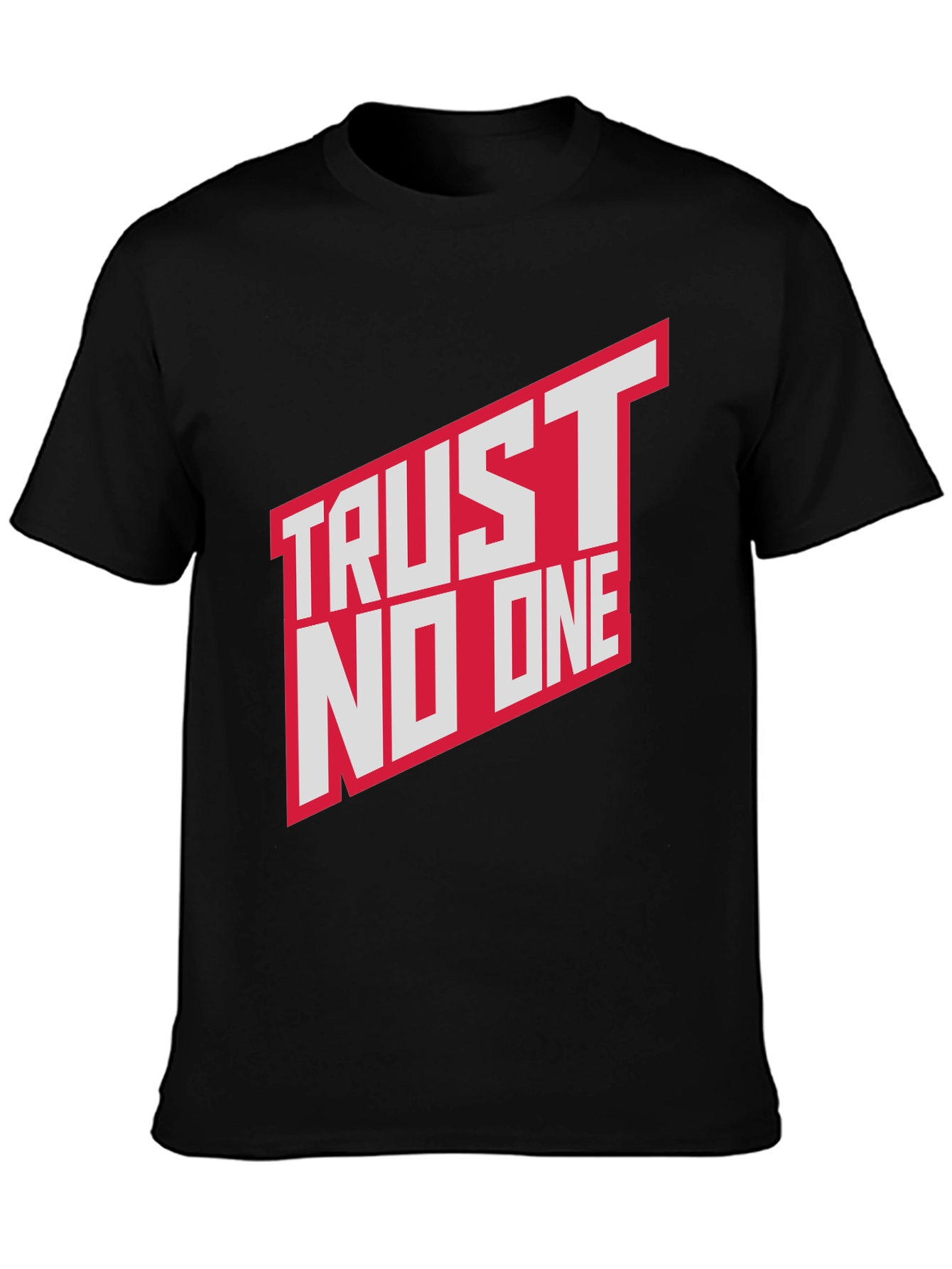 Trust No One Graphic T-Shirt - Bold Statement Tee