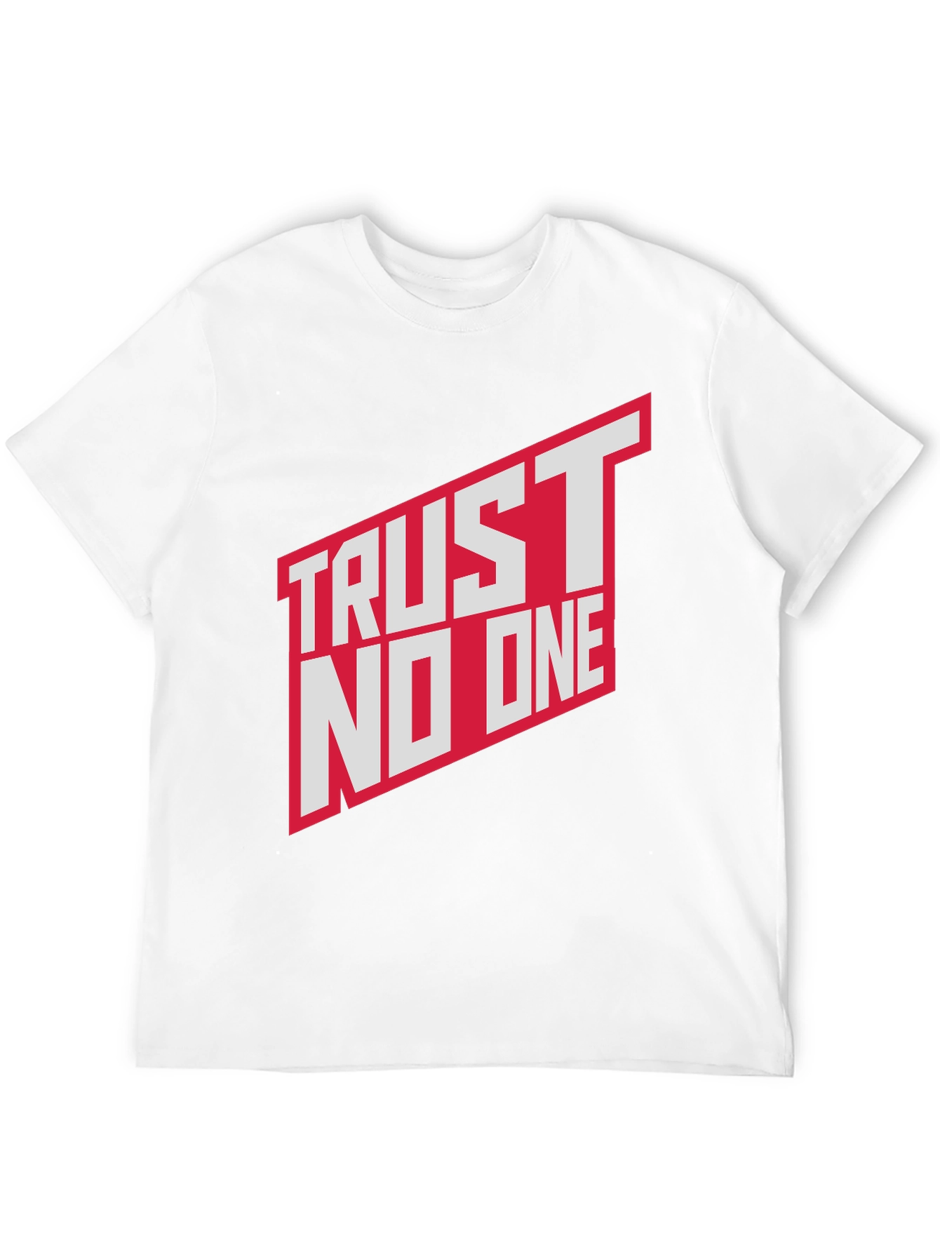Trust No One Graphic T-Shirt - Bold Statement Tee