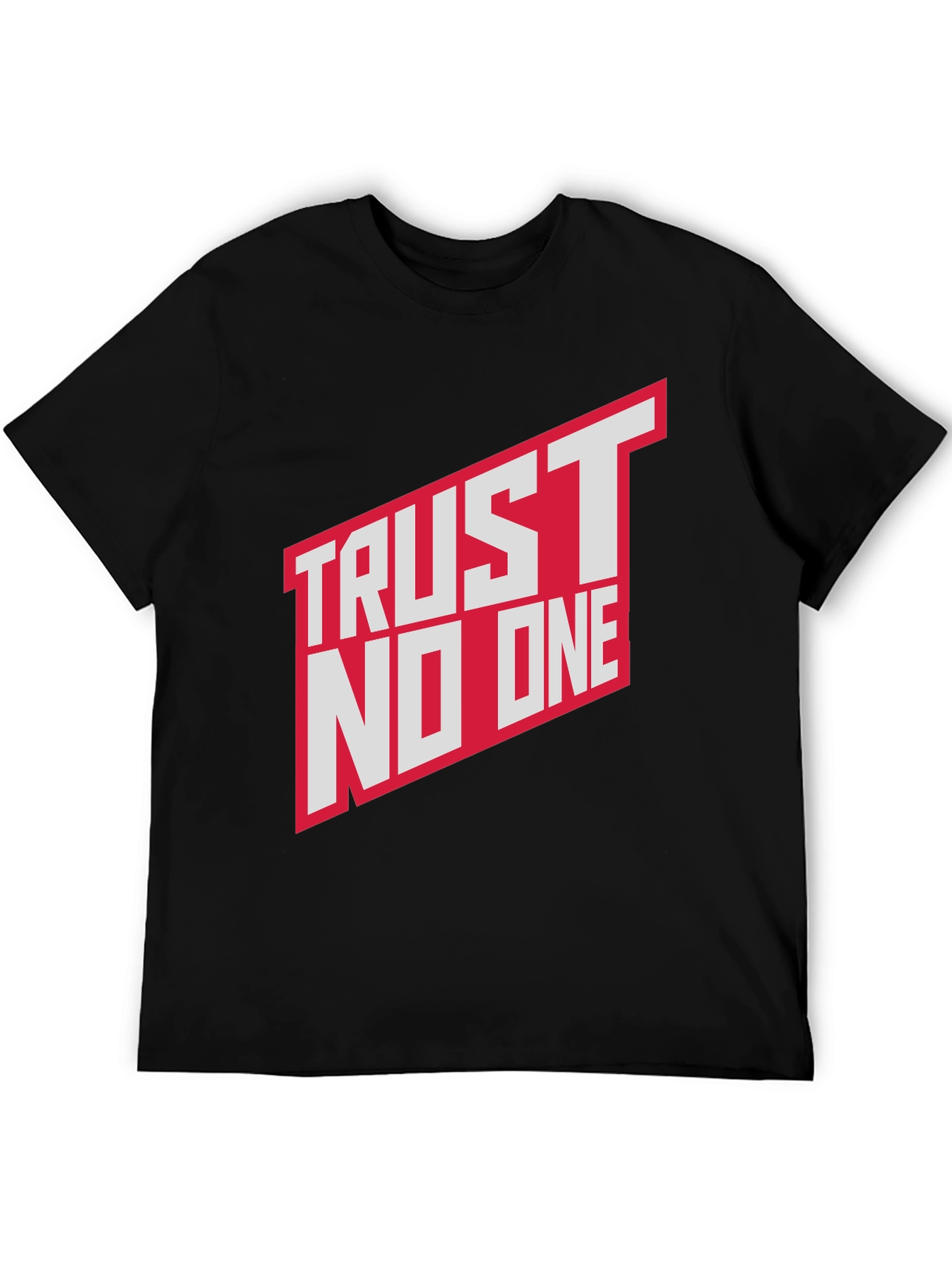 Trust No One Graphic T-Shirt - Bold Statement Tee