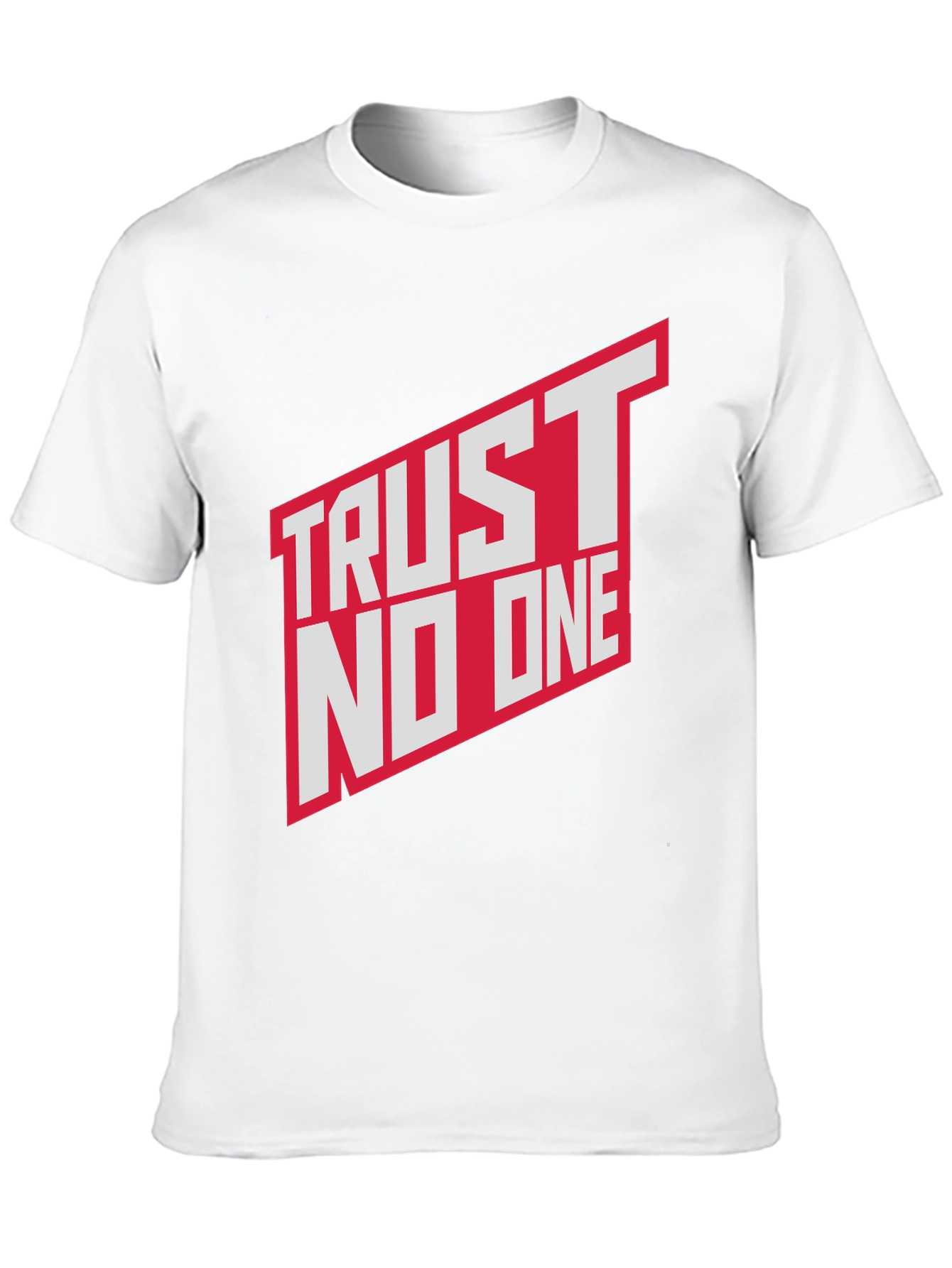Trust No One Graphic T-Shirt - Bold Statement Tee