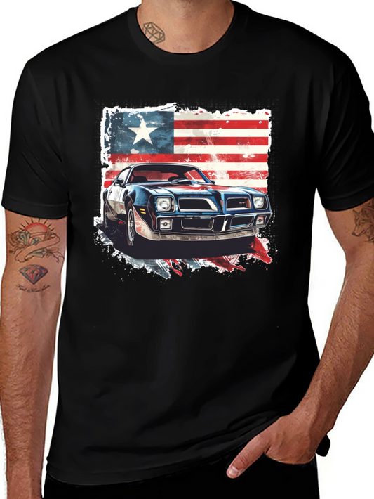 American Muscle Car Graphic Tee