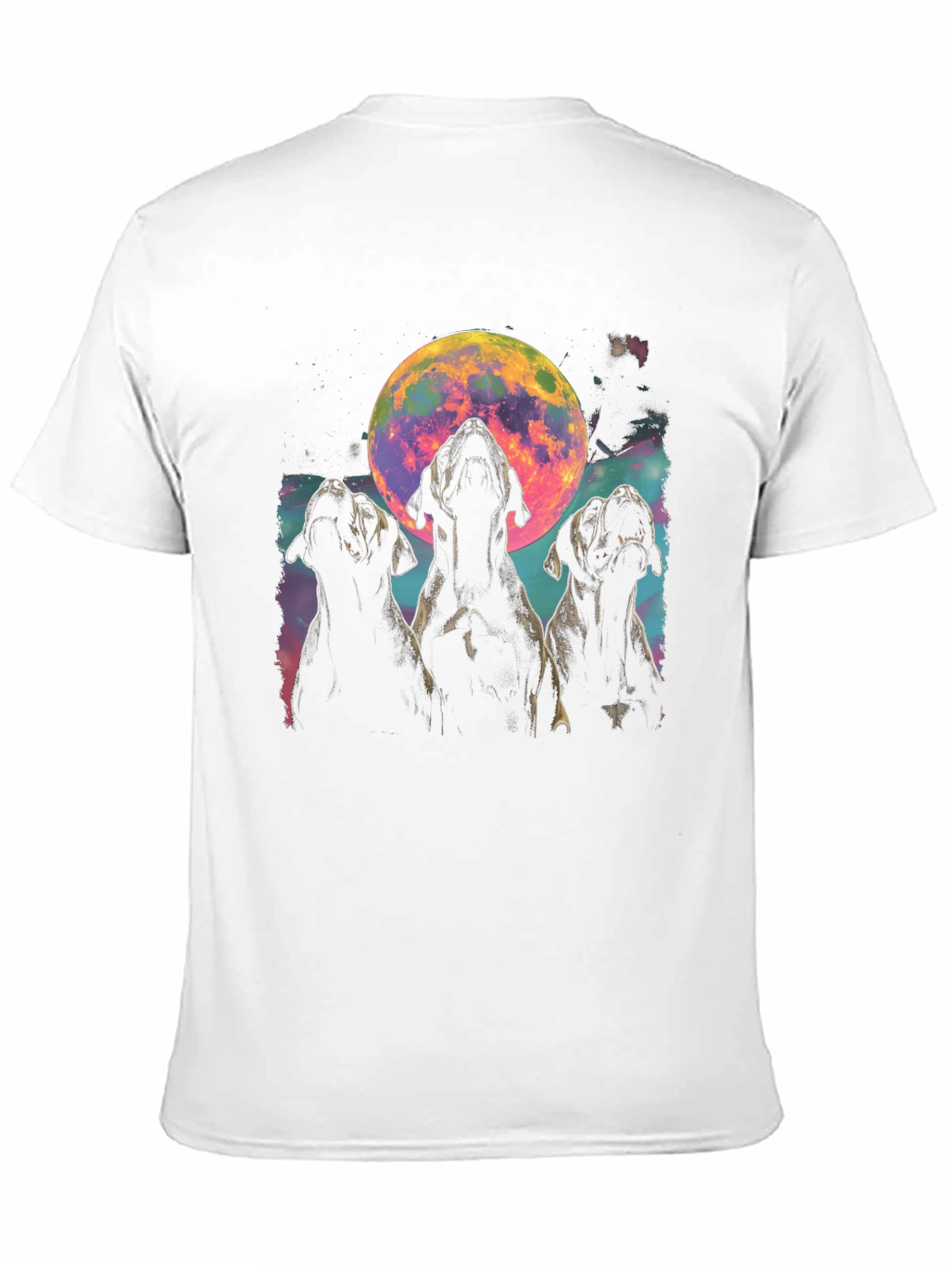Dogs Howling at the Moon T-Shirt