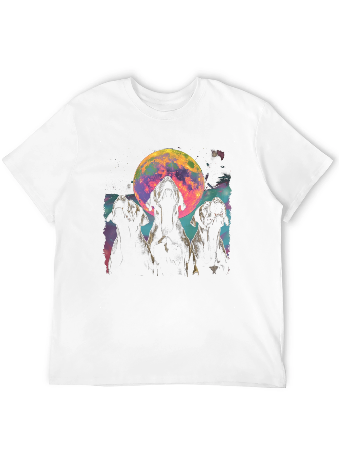 Dogs Howling at the Moon T-Shirt