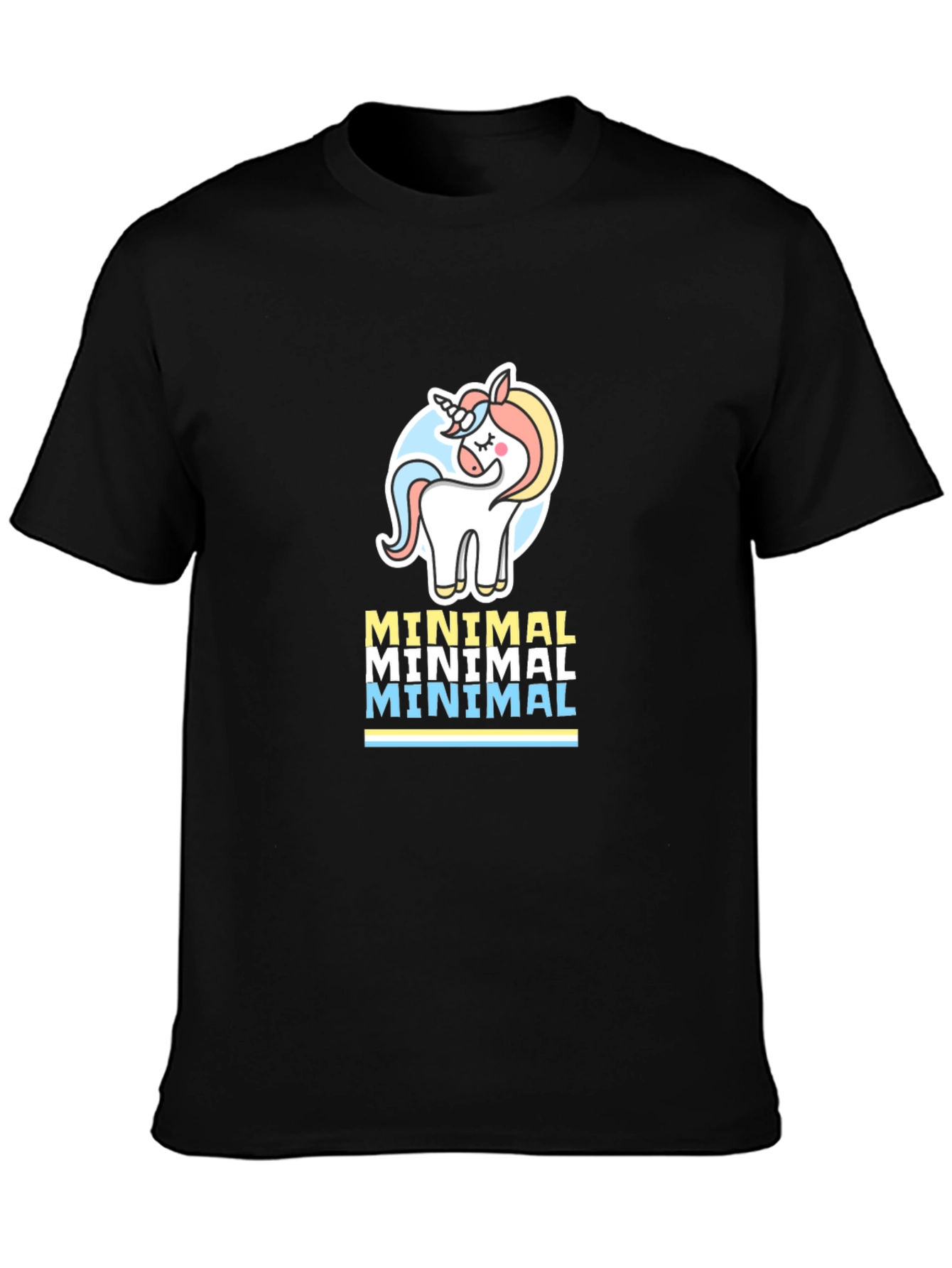 Minimal Unicorn Graphic T-Shirt