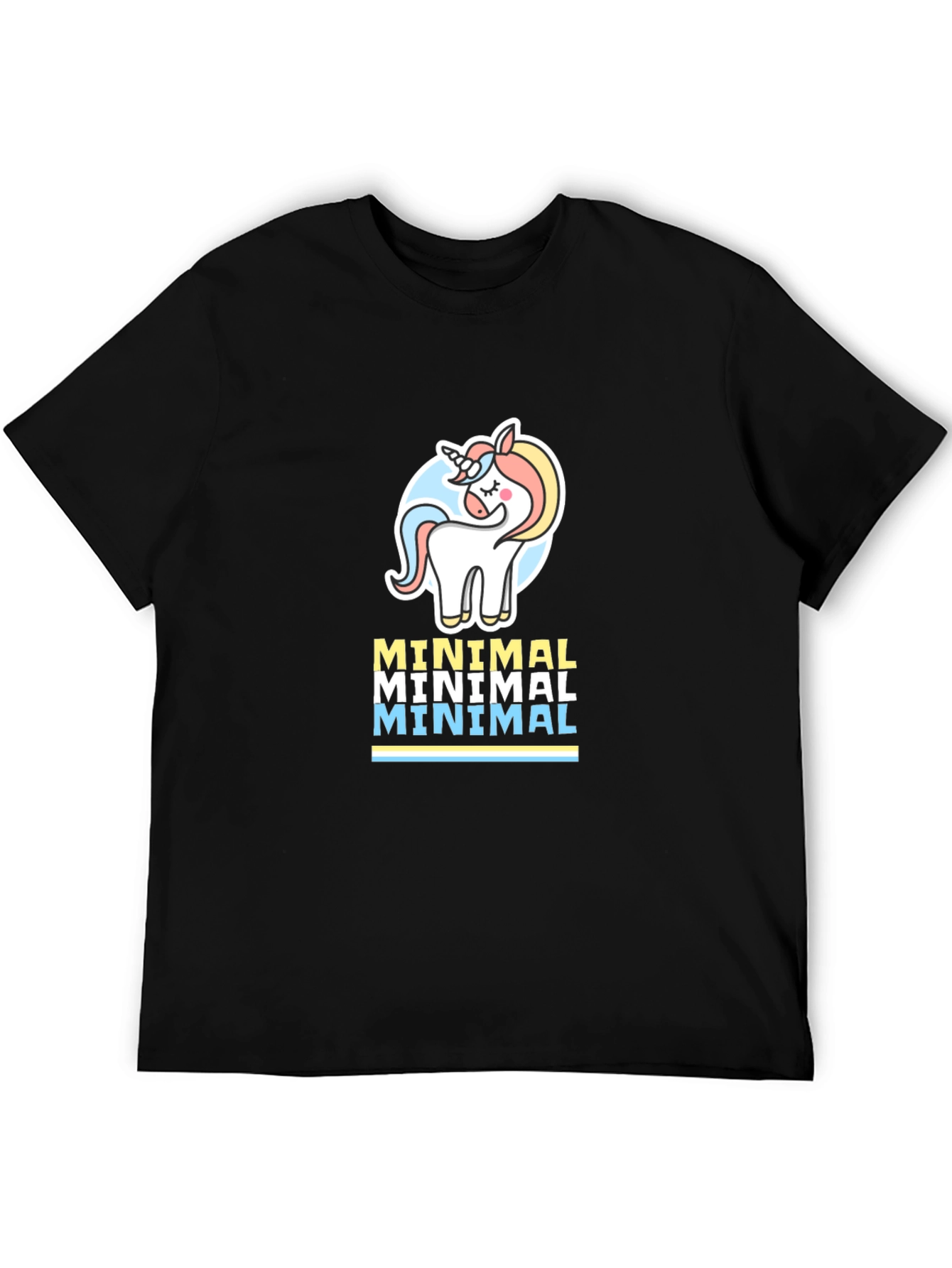 Minimal Unicorn Graphic T-Shirt
