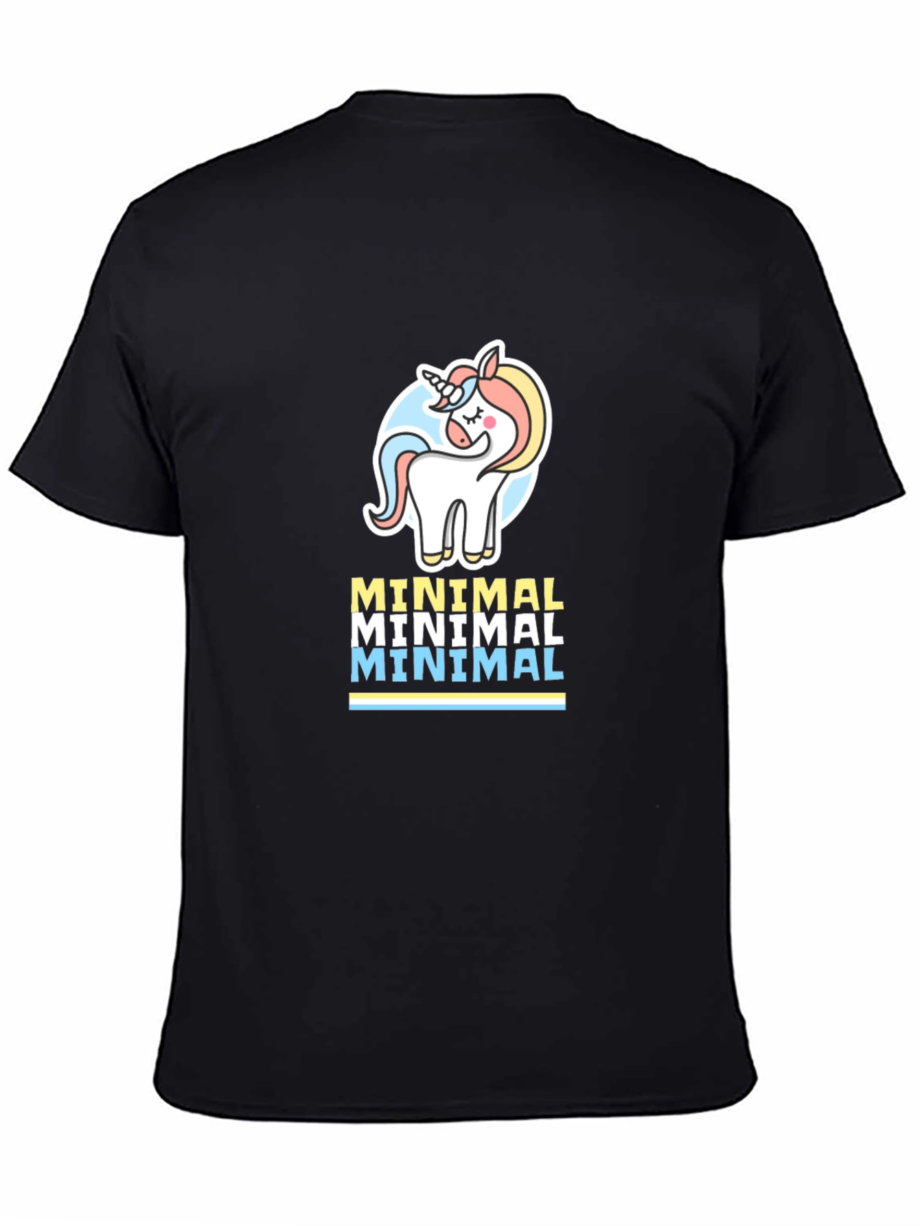 Minimal Unicorn Graphic T-Shirt