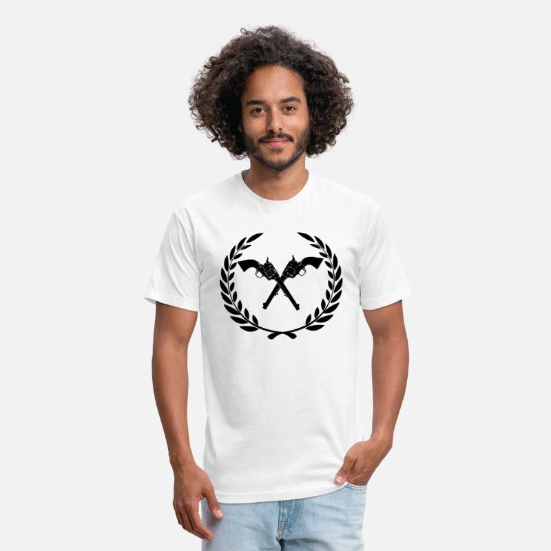 Laurel wreath two crossed colt army Revolver
