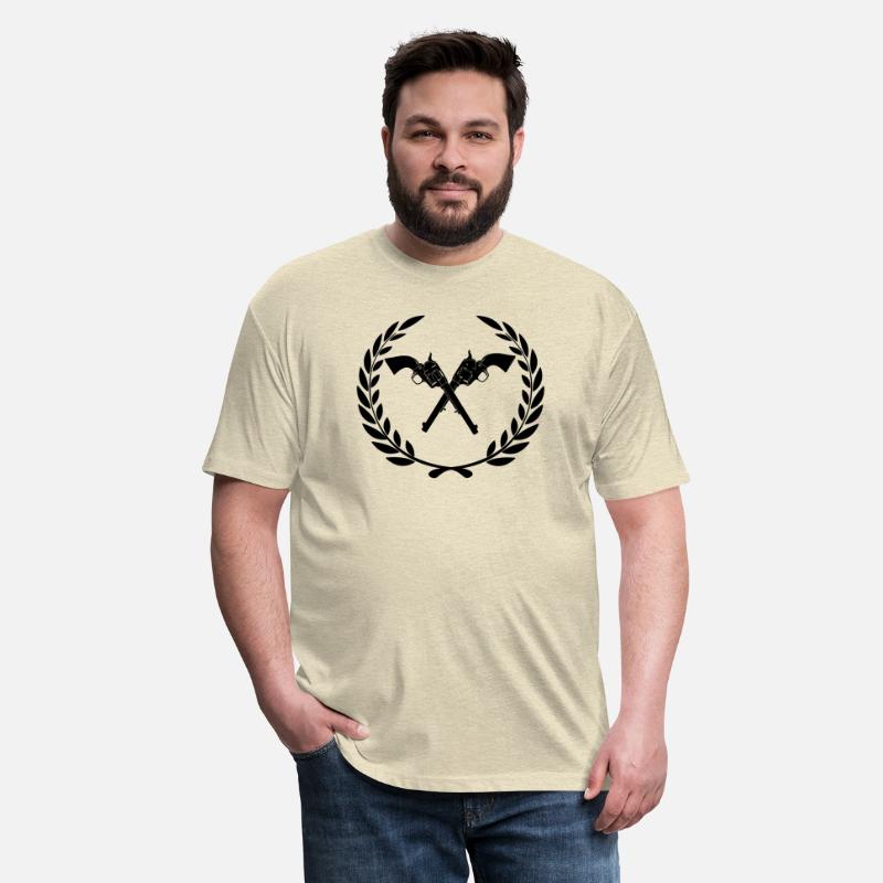 Laurel wreath two crossed colt army Revolver