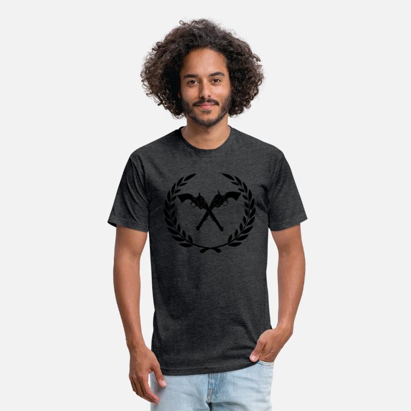 Laurel wreath two crossed colt army Revolver