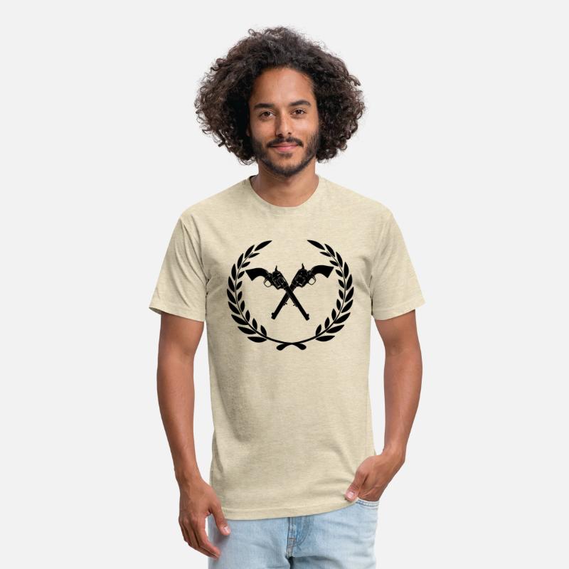 Laurel wreath two crossed colt army Revolver