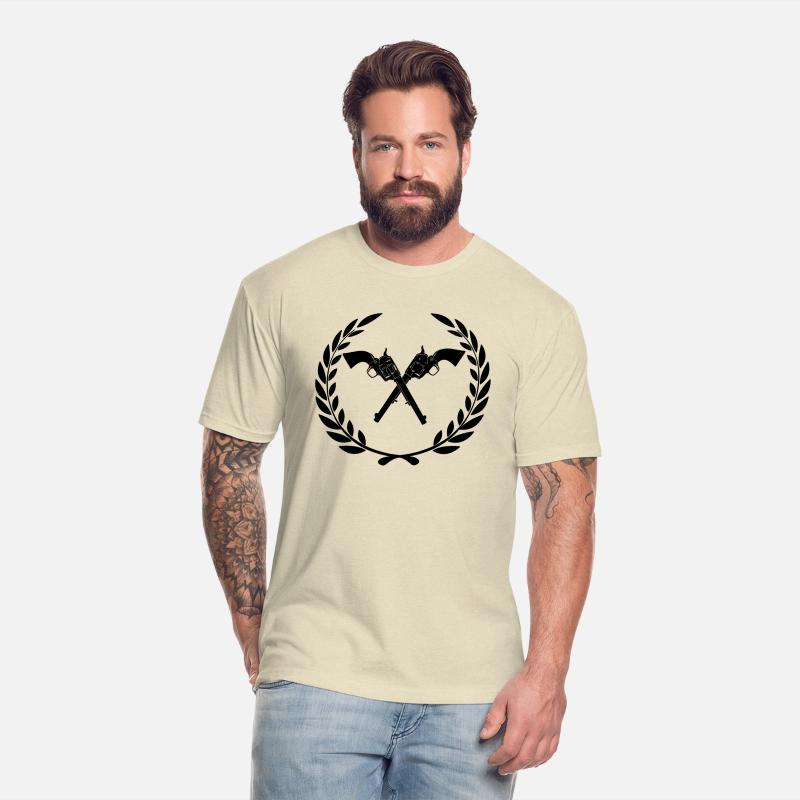 Laurel wreath two crossed colt army Revolver