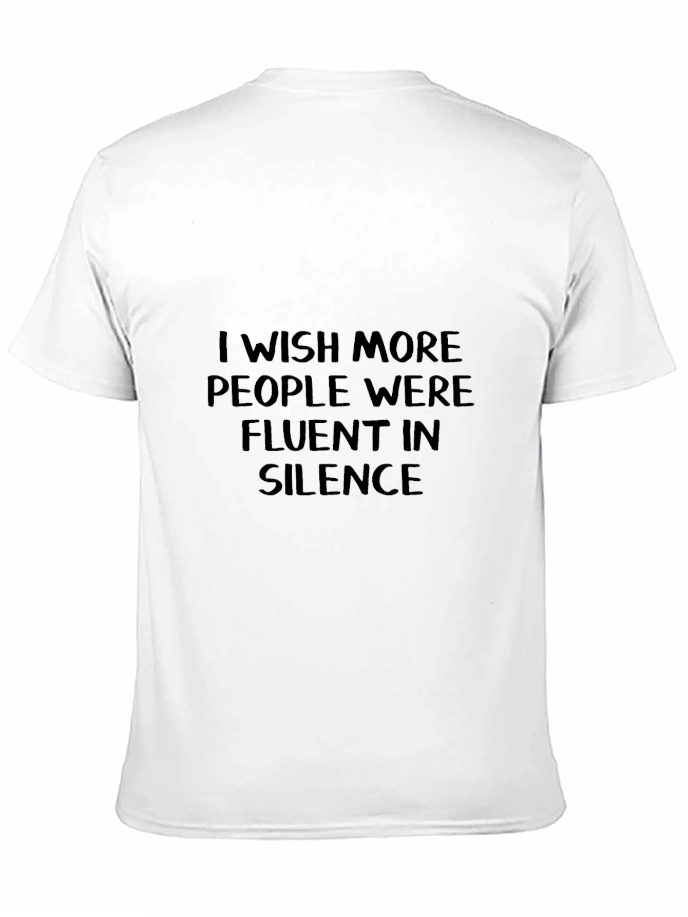 Fluent in Silence T-Shirt - Black Graphic Tee