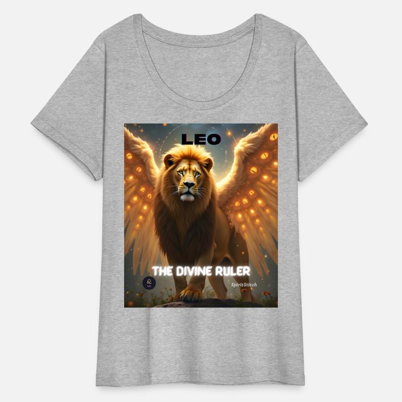 Leo the Divine Ruler with Angel Wings