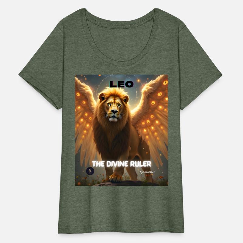 Leo the Divine Ruler with Angel Wings