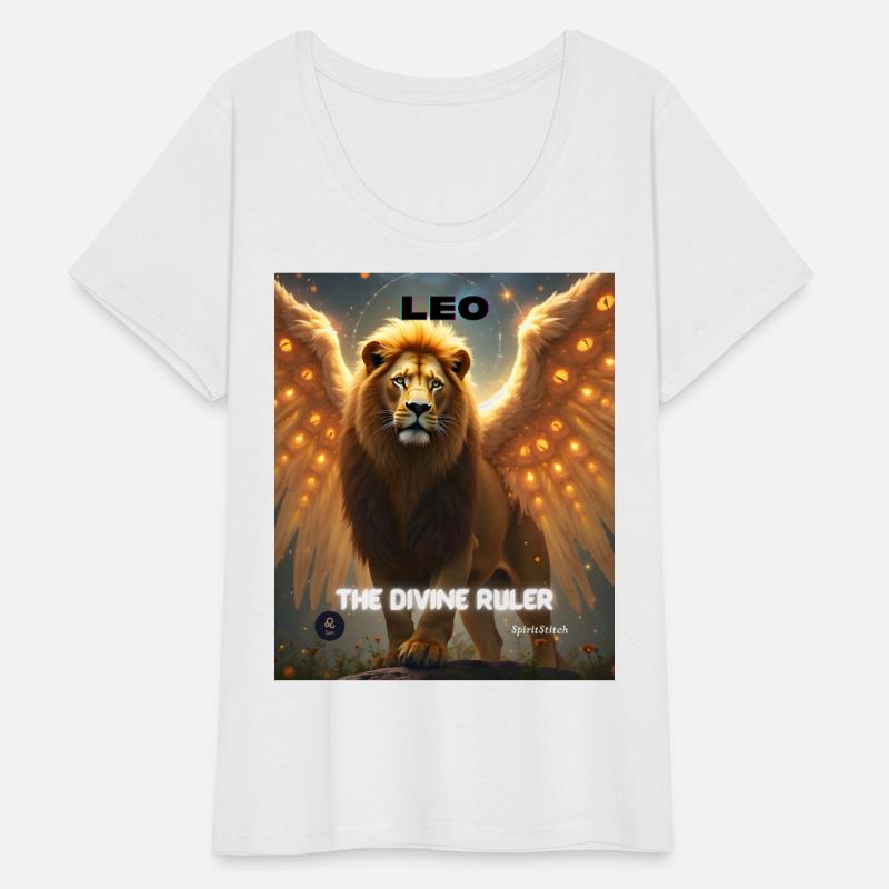 Leo the Divine Ruler with Angel Wings
