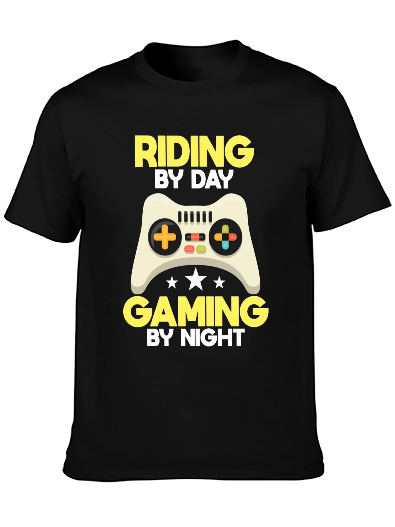 Riding By Day Gaming By Night T-Shirt