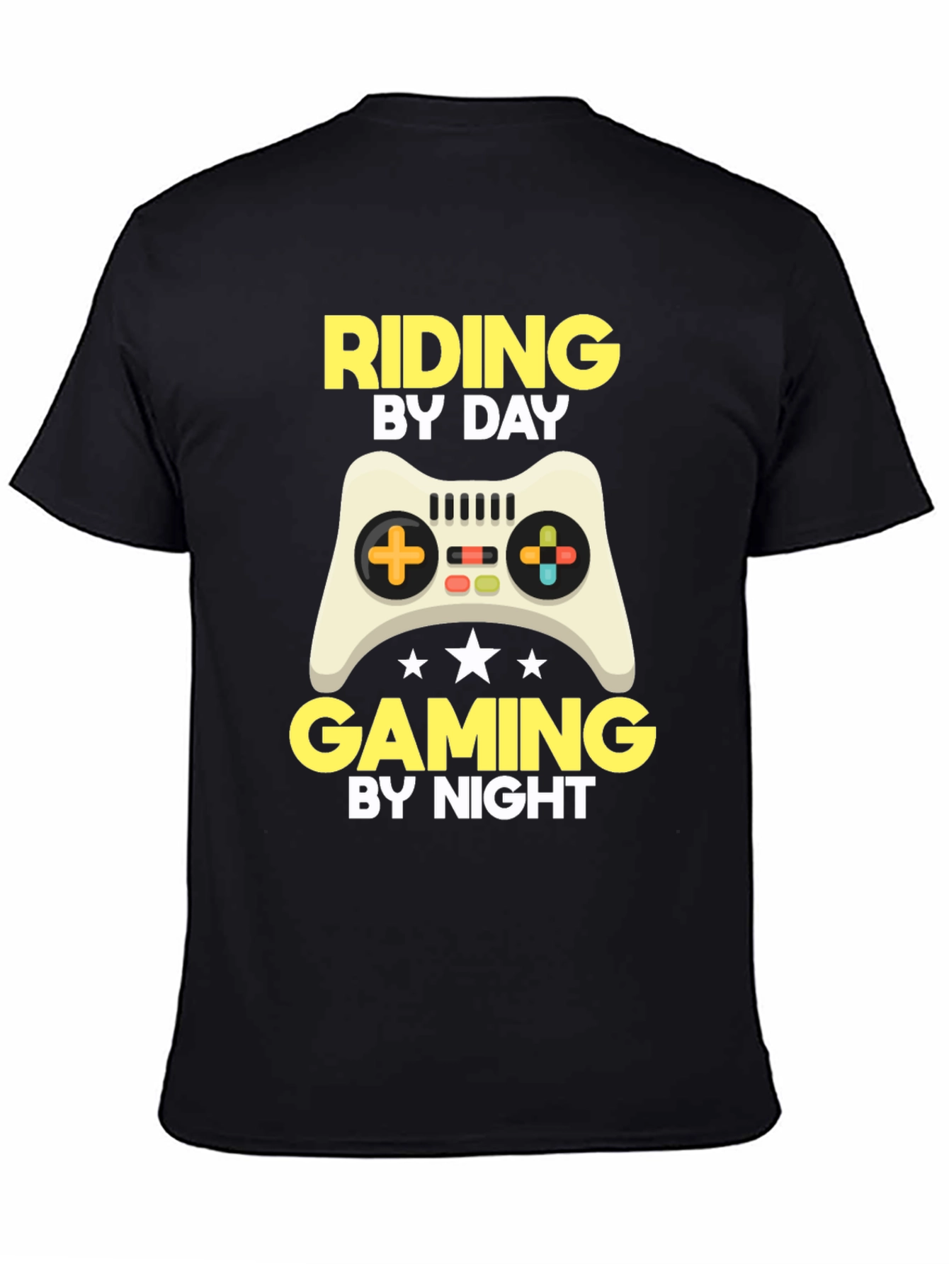 Riding By Day Gaming By Night T-Shirt