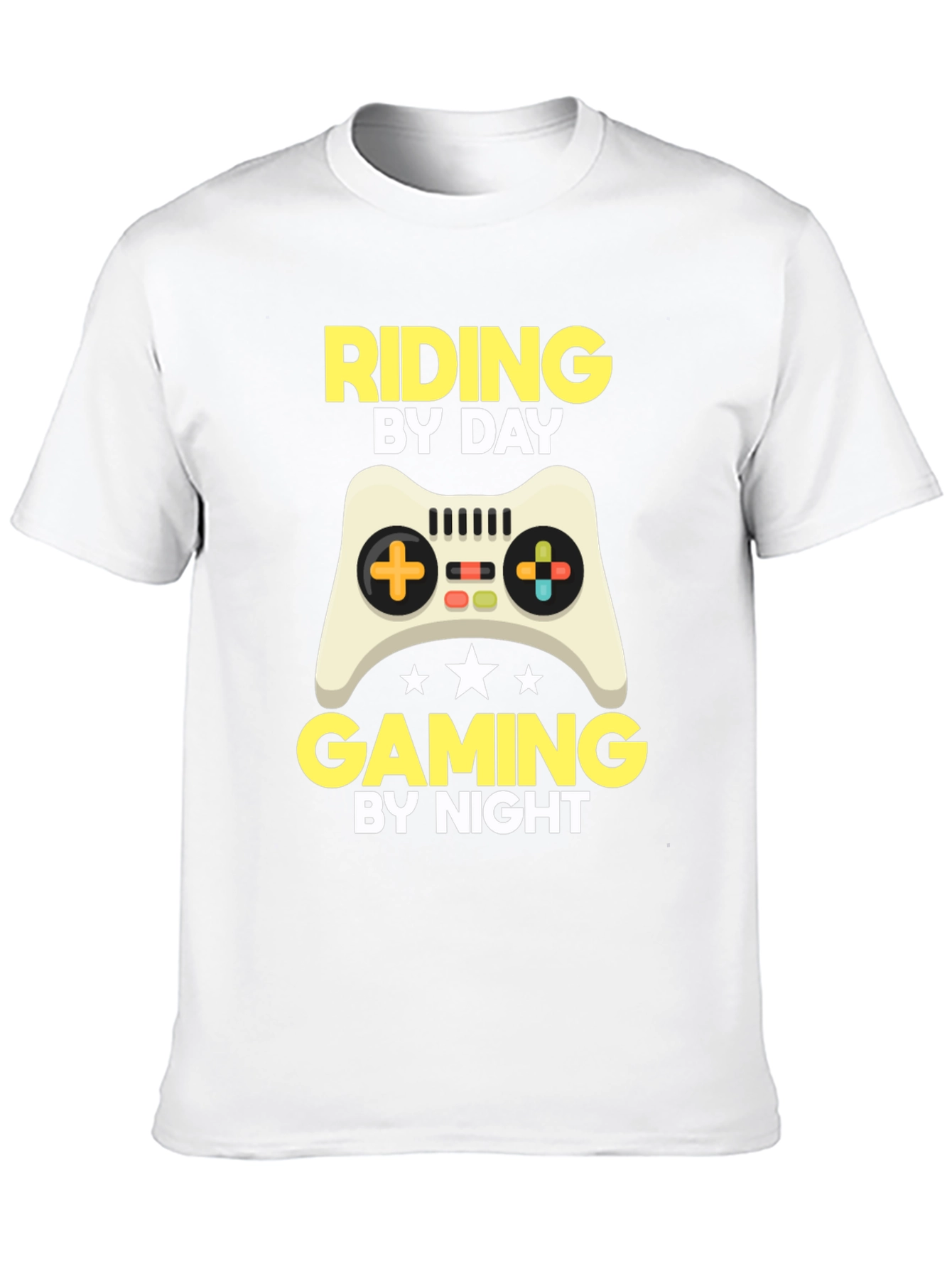 Riding By Day Gaming By Night T-Shirt