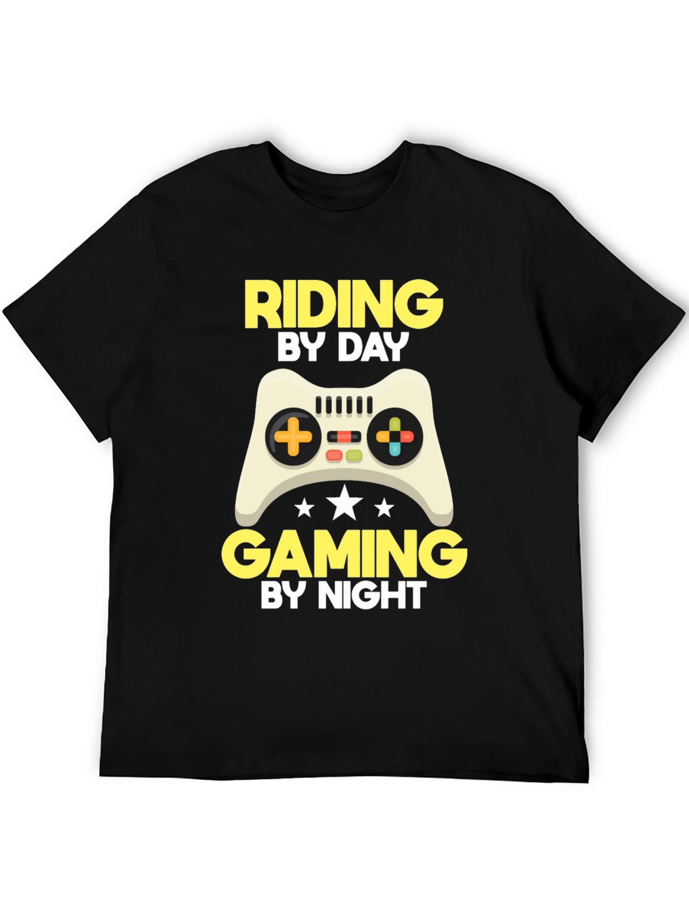 Riding By Day Gaming By Night T-Shirt