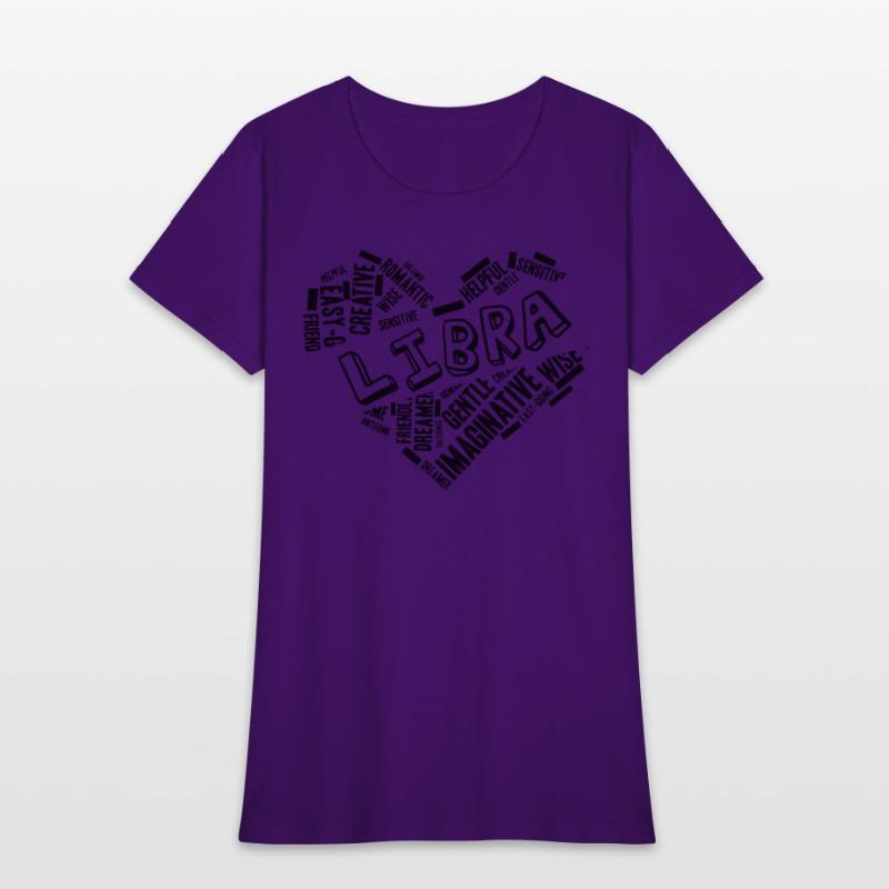 Libra Heart Word Cloud Doodle Astrology Zodiac Sta