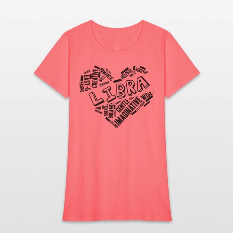 Libra Heart Word Cloud Doodle Astrology Zodiac Sta