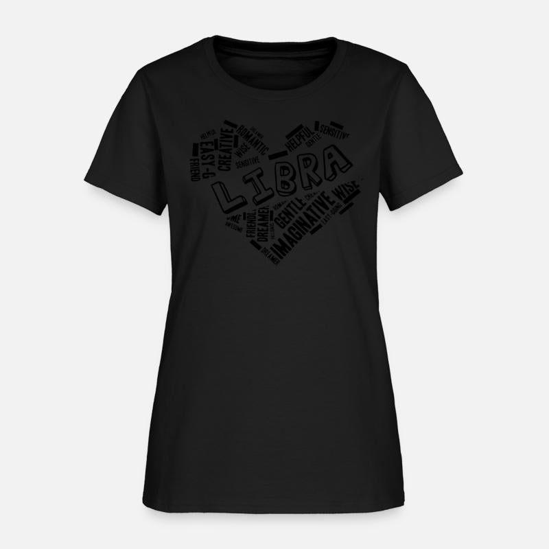 Libra Heart Word Cloud Doodle Astrology Zodiac Sta
