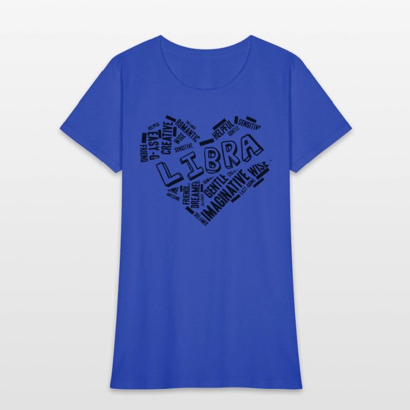 Libra Heart Word Cloud Doodle Astrology Zodiac Sta